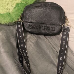 Isaac Mizrahi Black Crossbody Bag